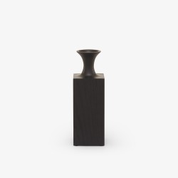 Tasso Vase small black / black